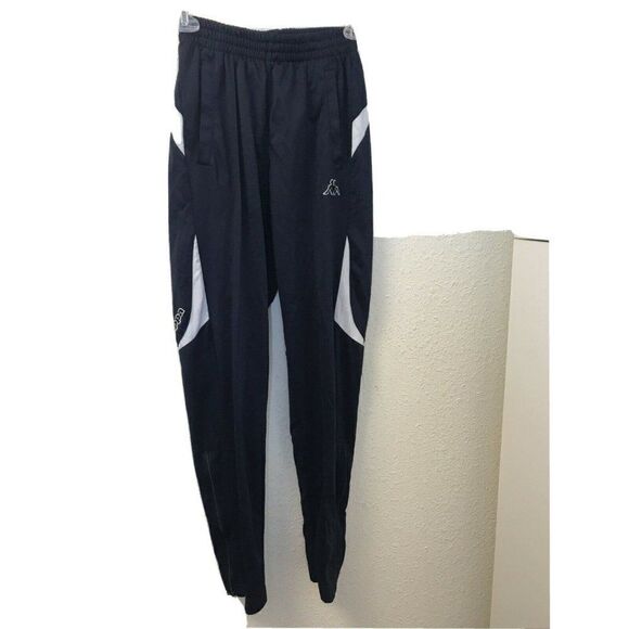 KAPPA WOMAN SPORT PANTS Zip ankle Jogger Navy Pull - Picture 1 of 12